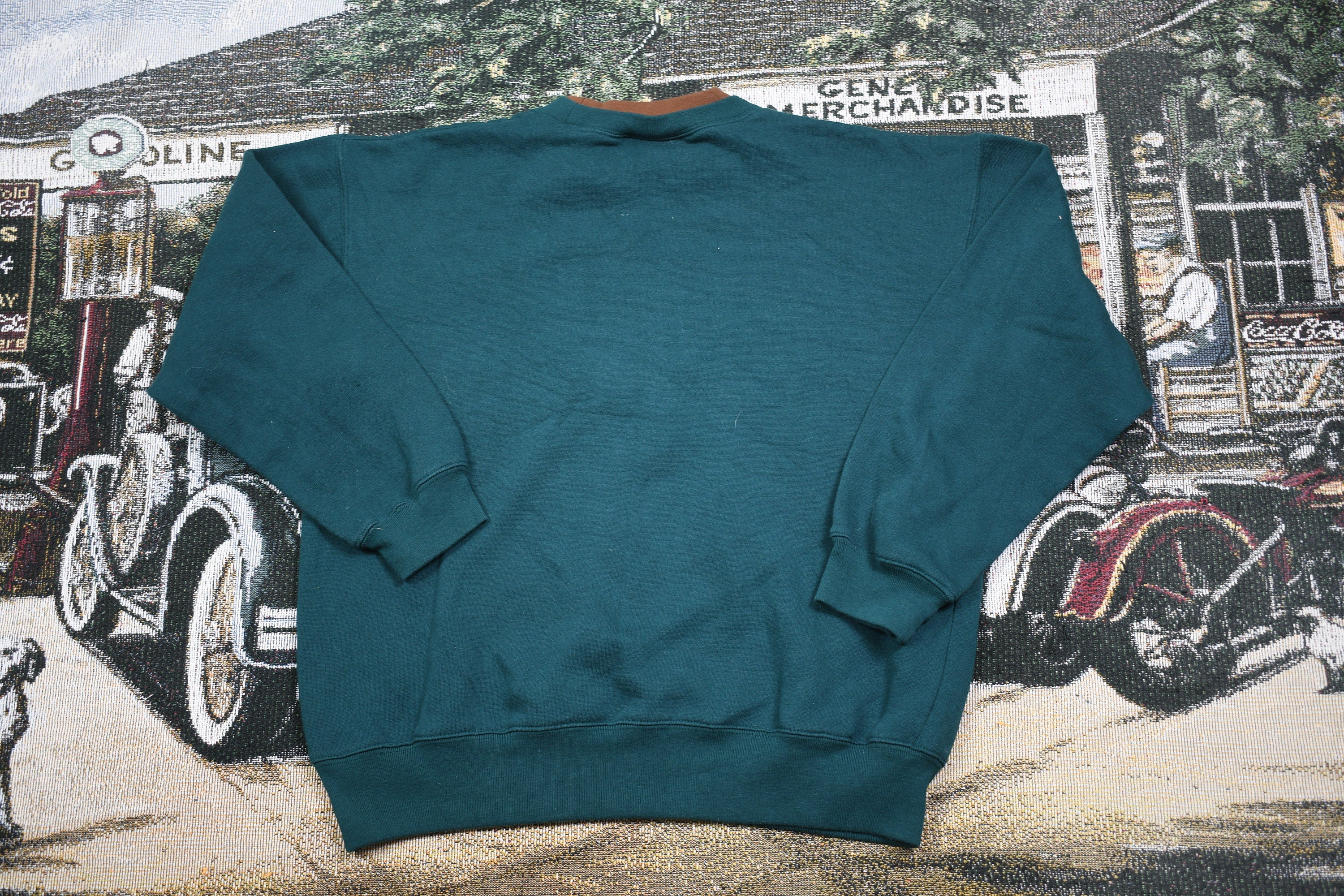 Vintage 1990s Ribbon Embroidered Crewneck