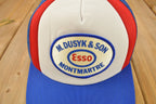 Vintage 1990s M. Dusyk & Son Montmartre Esso Trucker Hat