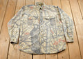 Vintage 1990s Cabelas Skyline Camo Camouflage Button Up Shirt