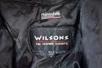 Vintage 1990s Wilson Thinsulate Motorcycle Leather Biker Jacket Made In USA