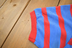 Vintage 1990s Ralph Lauren Striped Short Sleeve Button Up Shirt