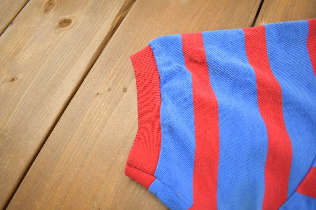 Vintage 1990s Ralph Lauren Striped Short Sleeve Button Up Shirt