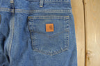 Vintage 2000s Carhartt Flannel Lined Denim Jeans Men's 36 x 32