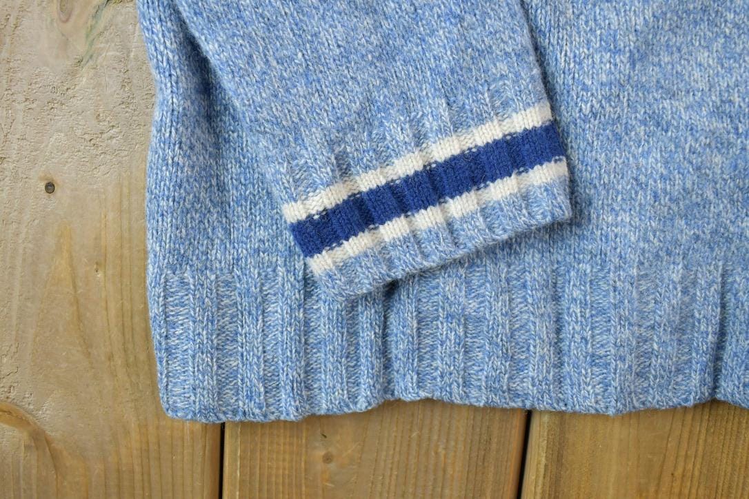 Vintage 1990s West Coast Striped Knit Crewneck Sweater