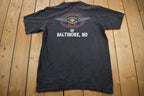 Vintage 1990s Harley Davidson Motorcycles Of Baltimore Graphic T-Shirt