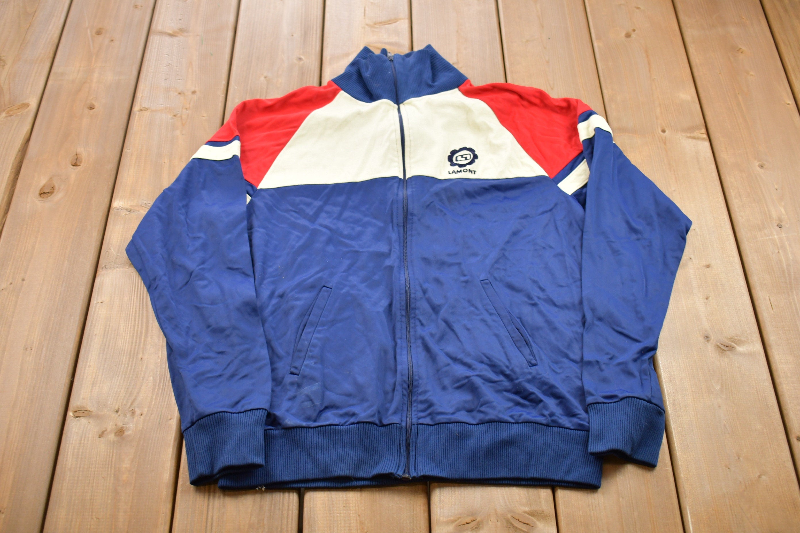 Vintage 1990s Lamont Full Zip Sweatshirt