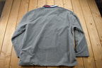 Vintage 1990s Tommy Hilfiger Flag Collar Quarter Zip Fleece Sweater  Vintage Tommy  90s Sweater  Streetwear  Athleisure  Hilfiger