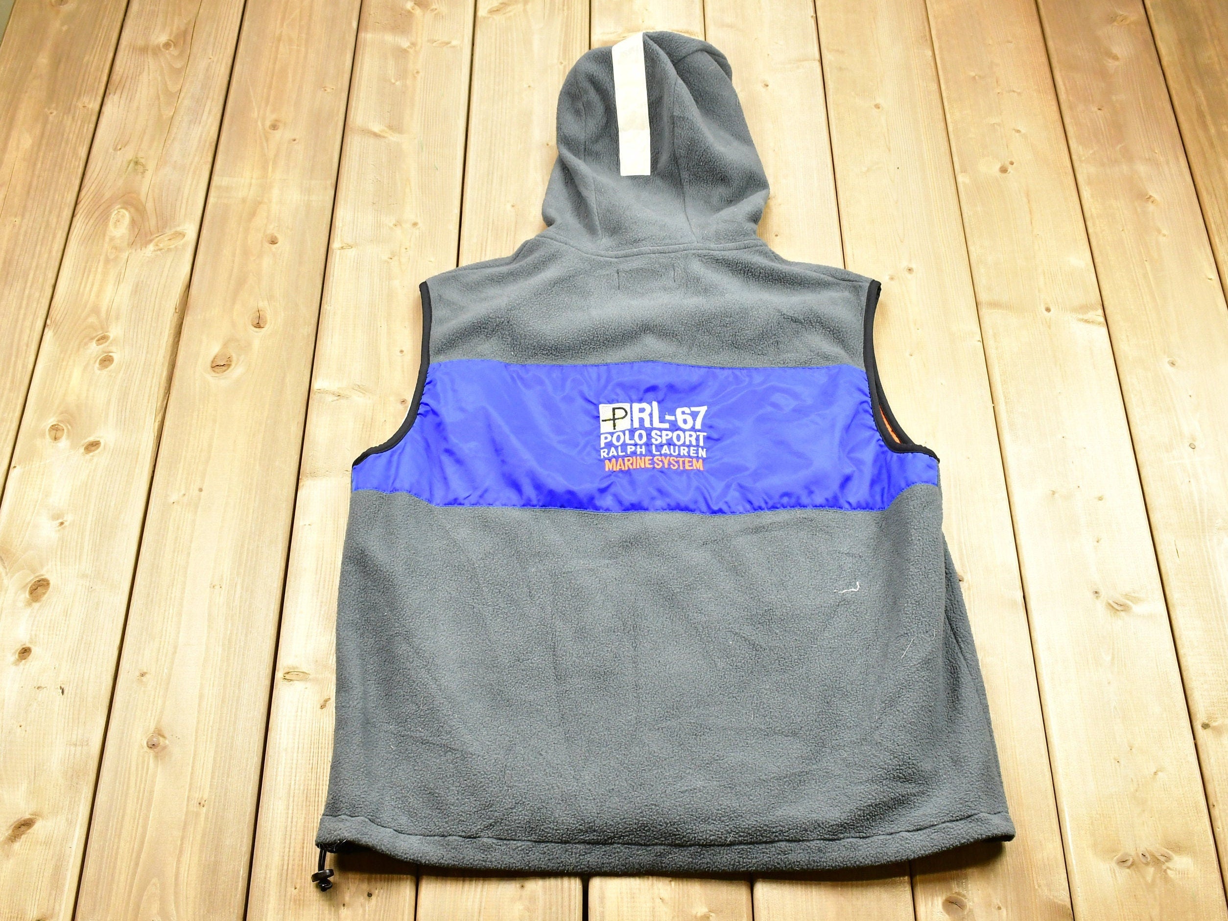 Vintage 1990s Polo Sport Ralph Lauren Marine System Fleece Vest