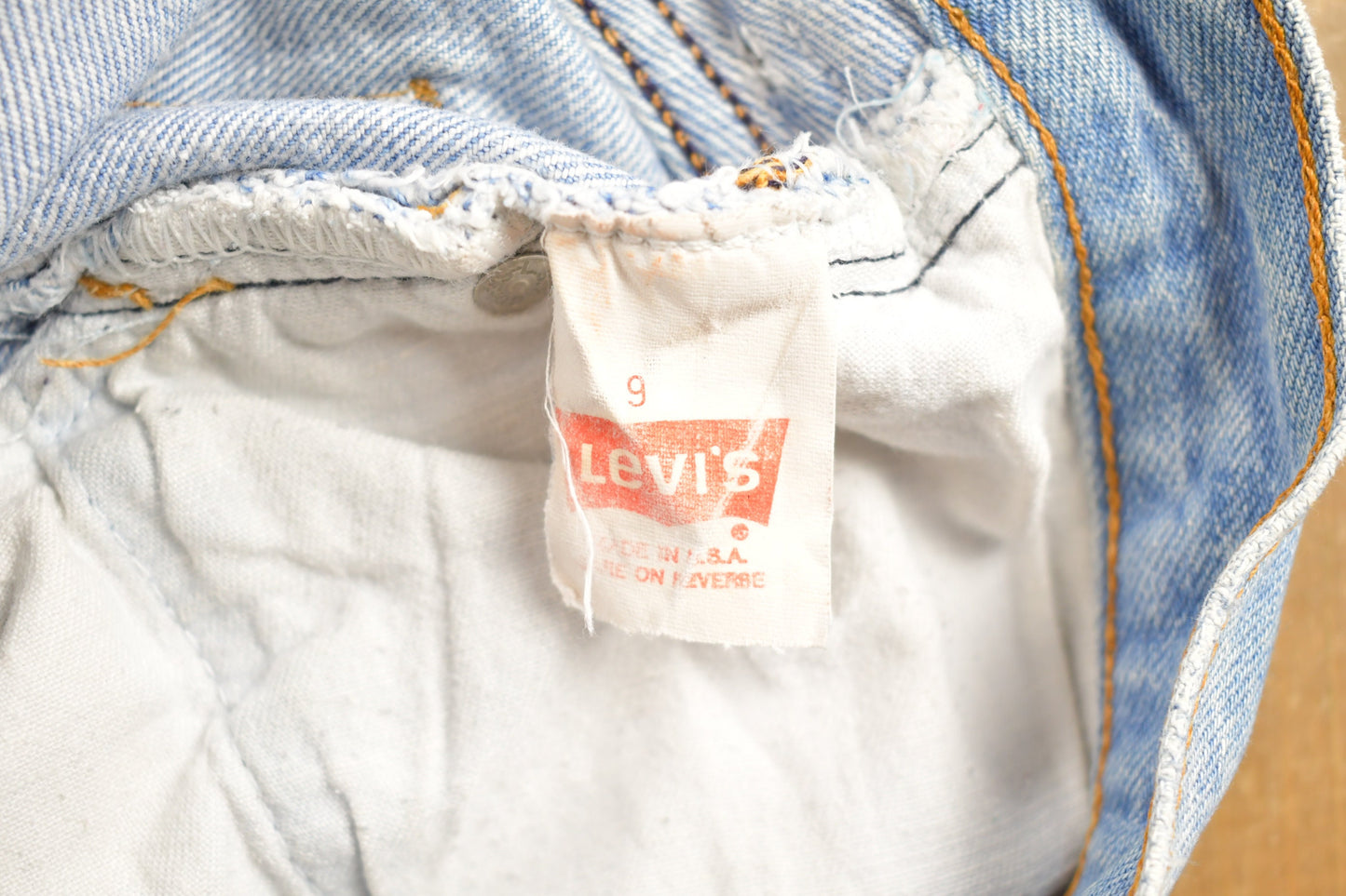 Vintage 1980s Levi's Red Tab Denim Jeans Size 28 x 29 / Light Wash / Vintage Denim / Made In USA / 80s Levi's