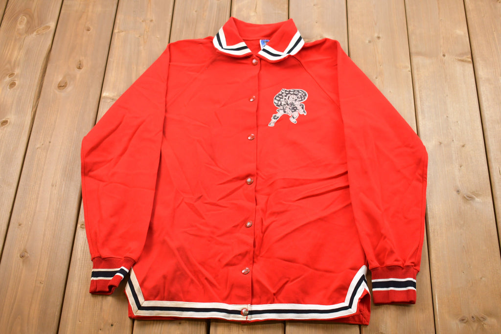 Vintage 1960s Monmouth Scots Button Up Warm Up Jacket /