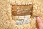 Vintage 1980s Sears The Leather Shearling Jacket