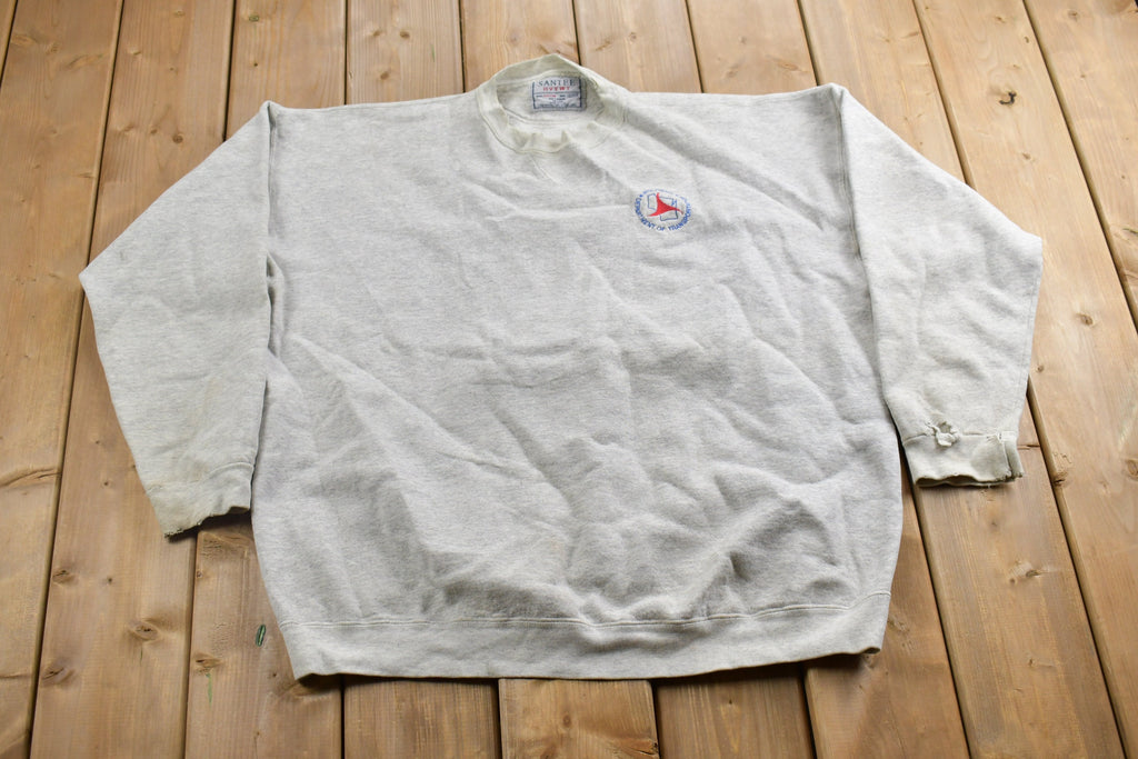 Vintage 1990s Wisconsin Department Of Transportation Crewneck Sweatshirt
