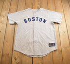 Vintage 1990s Boston Red Sox Deadstock MLB Baseball Graphic T-Shirt Made In USA