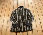 Vintage 1990s Rainbow Bridge Fleece Zip Up Sweater