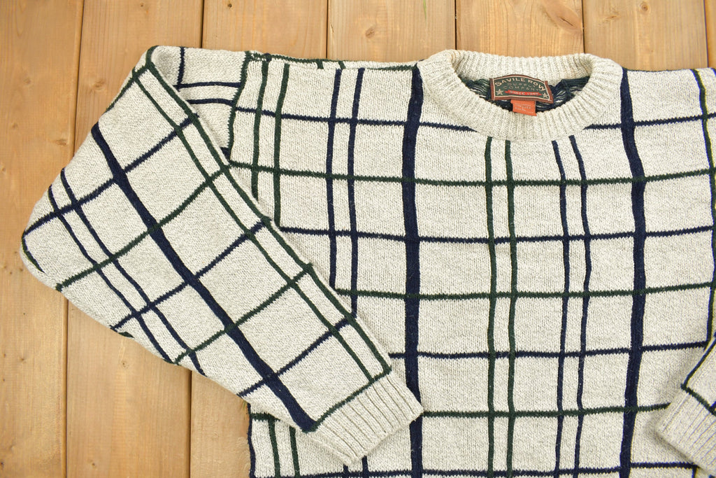 Vintage 1990s Savile Row Supply Company Knit Crewneck Sweater