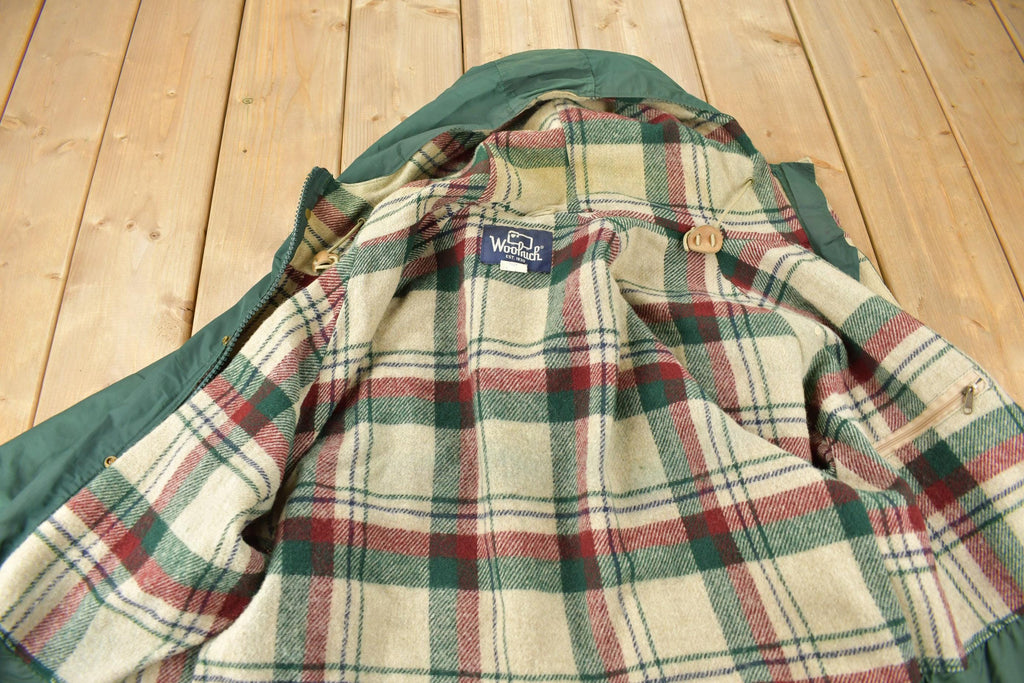 Vintage 1990s Woolrich Plaid Lined Jacket