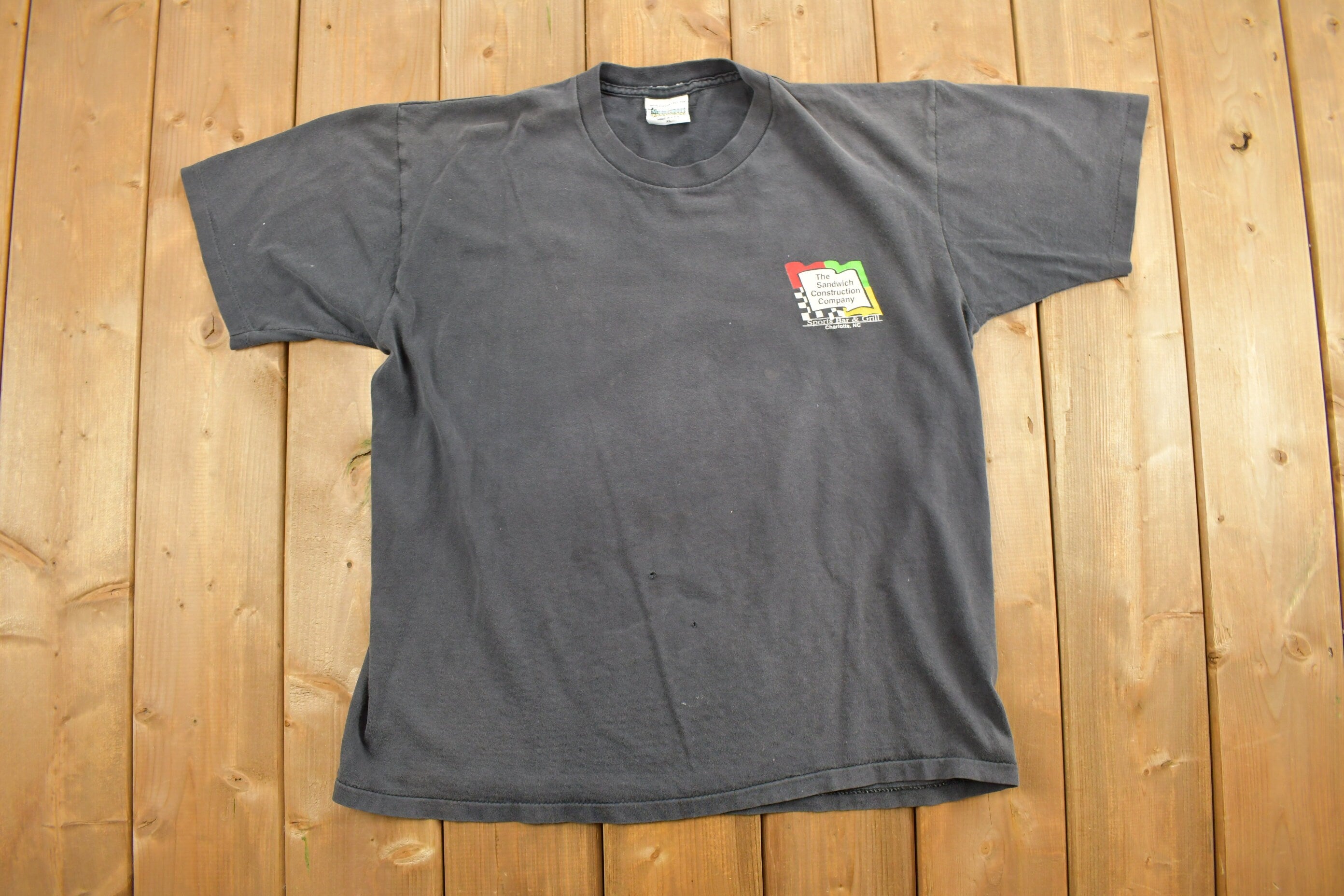 Vintage 1990s Get Sandwiched Sports Bar T Shirt