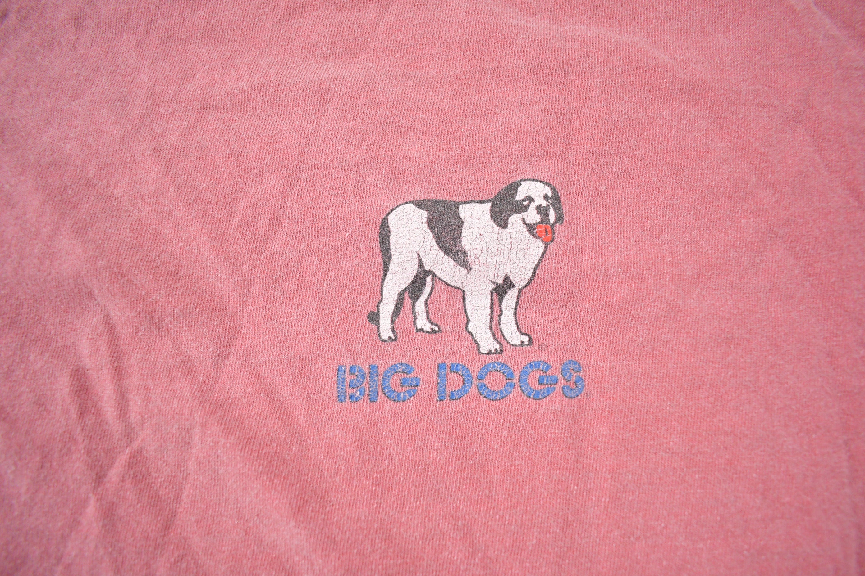 Vintage 1990s Big Dogs Get Er Done Tomorrow Graphic T Shirt