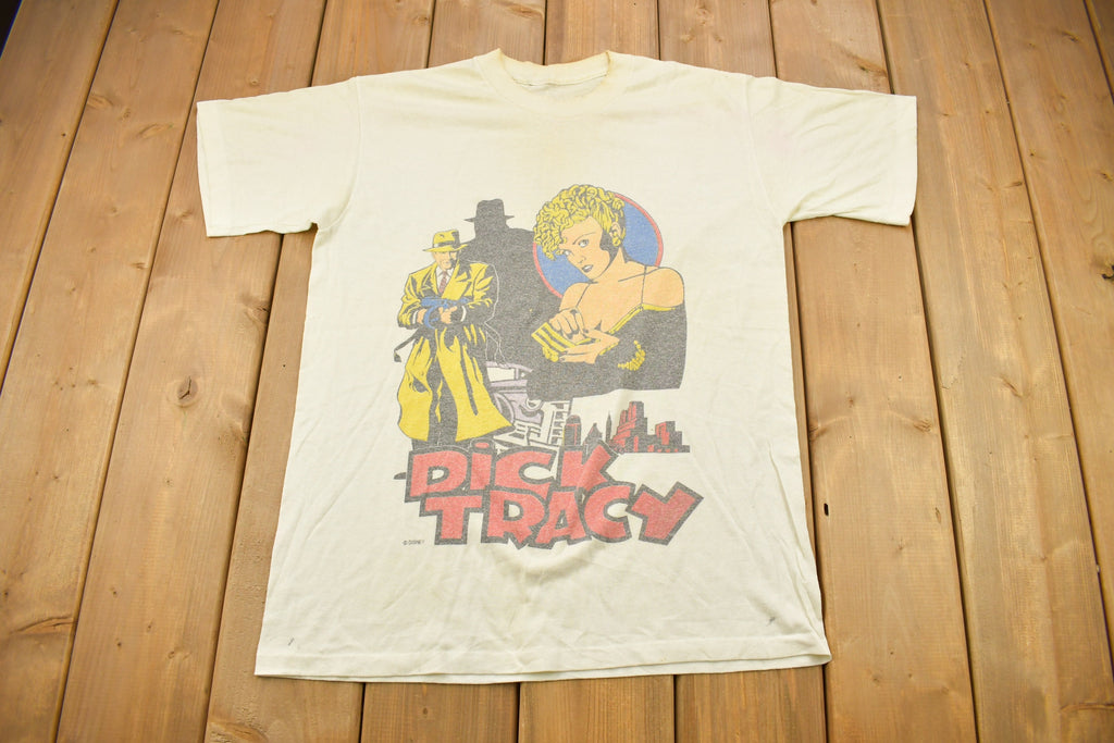 Vintage 1980s Dick Tracy Graphic T Shirt