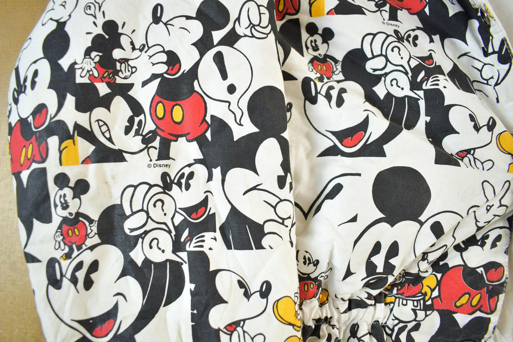 Vintage 1990s Disney Mickey Mouse All Over Print Reversible Jacket Youth XL  90s Cartoon  Streetwear