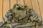 Vintage 1980s Tiger Camo Military Jacket Men's Small