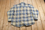Vintage 1990s CE Schmidt Workwear Plaid Flannel Button Up Shirt