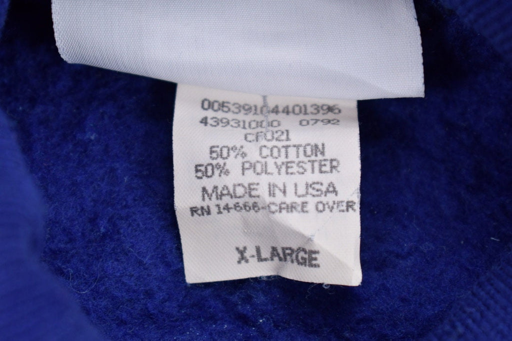 Vintage 1990'S Blank Lee Heavy Weight Roll Neck Sweatshirt
