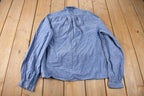 Vintage 1980s Levi's Quarter Button Up Shirt Size M Made In Canada