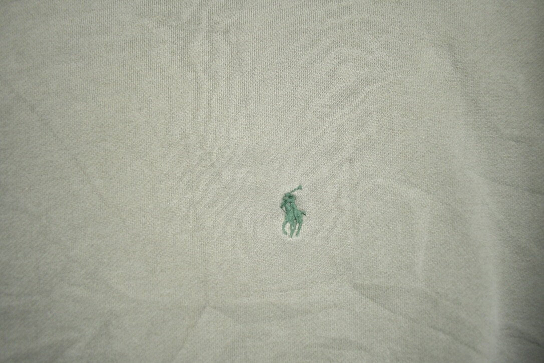 Vintage 1990s Ralph Lauren Olive Crewneck Sweatshirt