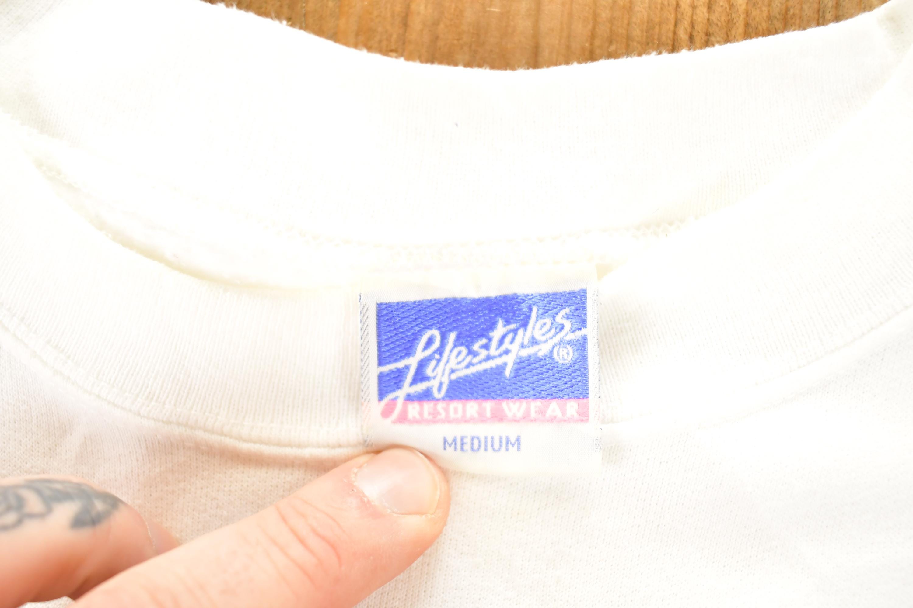 Vintage 1992 Canadian Farm AOP Crewneck Sweatshirt Women's L