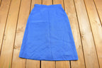 Vintage 1970s Blank Blue Skirt Size 28 Waist  True Vintage  Vintage Skirt  Retro Style  Blue Skirt