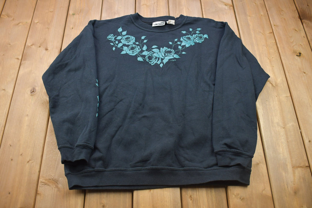 Vintage 1990s Originals Floral Crewneck Sweatshirt