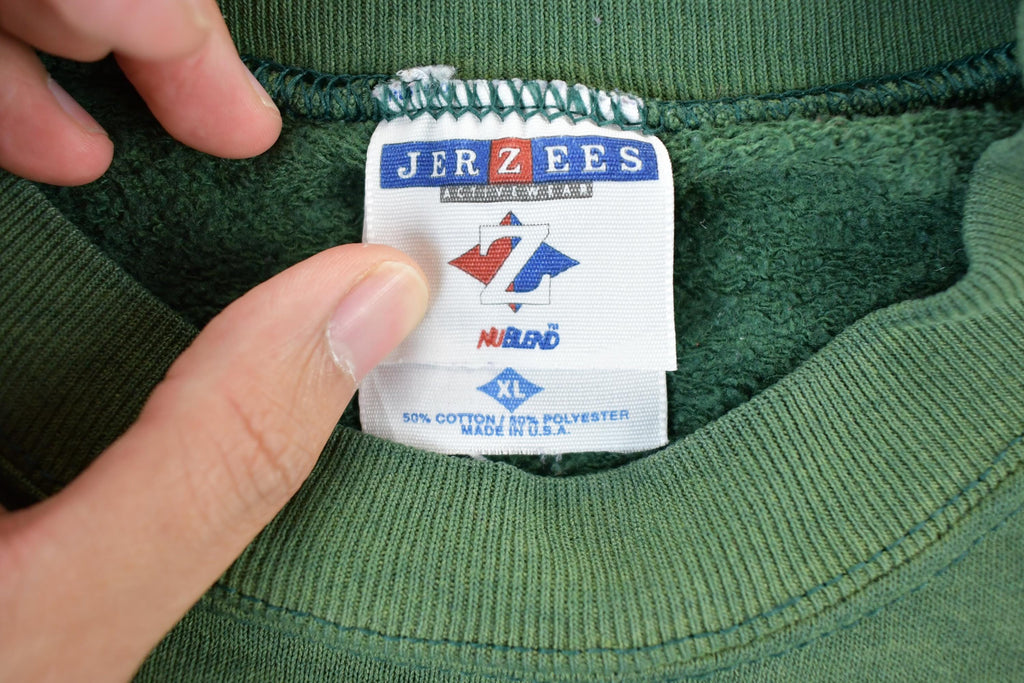 Vintage 1990s Jerzees Blank Crewneck Sweatshirt Men's XL