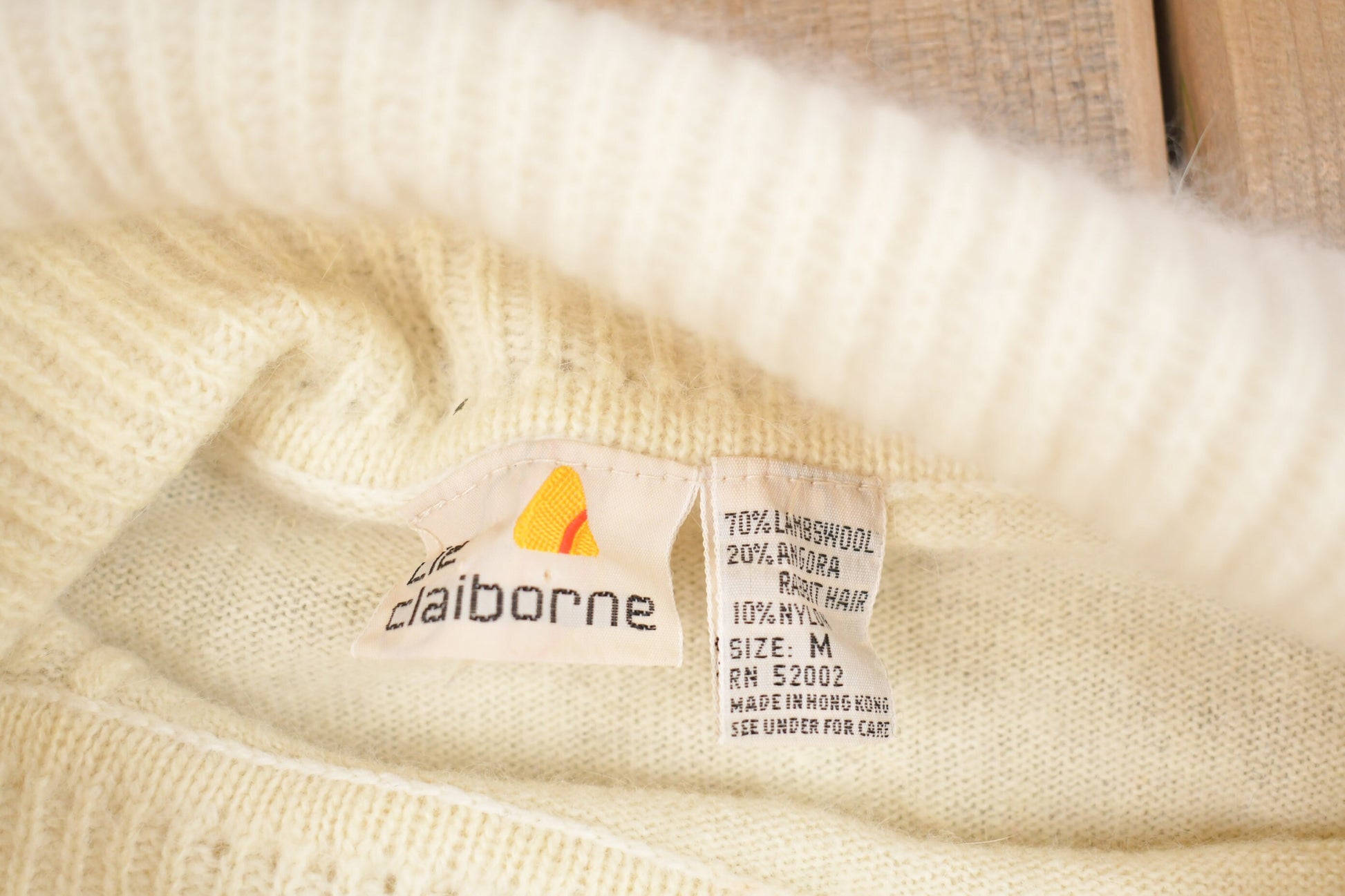 Vintage 1980s Abstract Wool Knitted Sweater