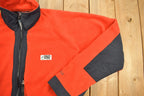 Vintage 1990s Europe Bound Full Zip Fleece Sweatshirt