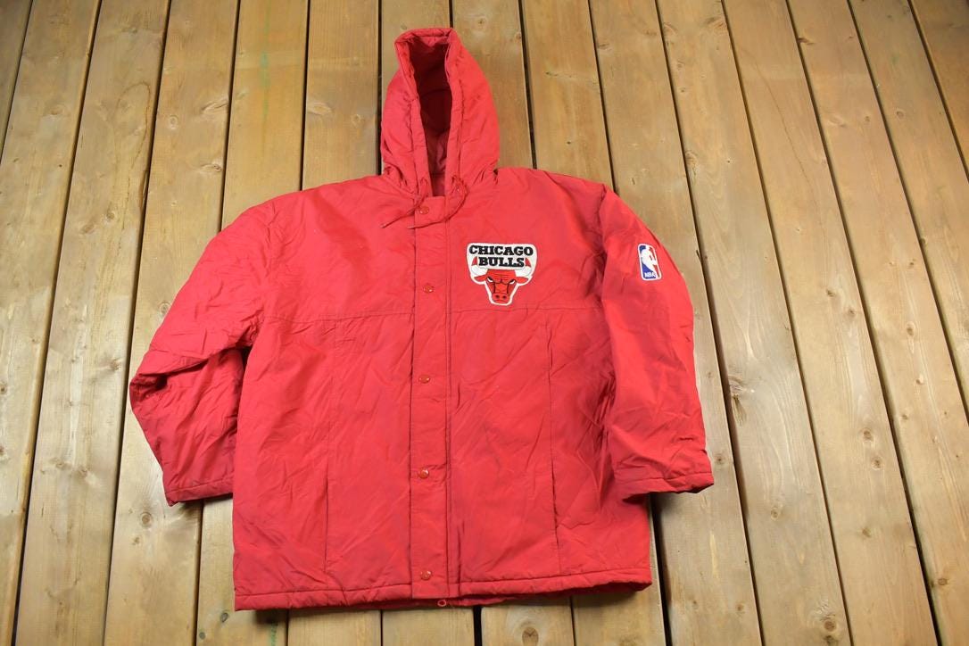 Vintage 1990s Chicago Bulls Start Line NBA Basketball Jacket