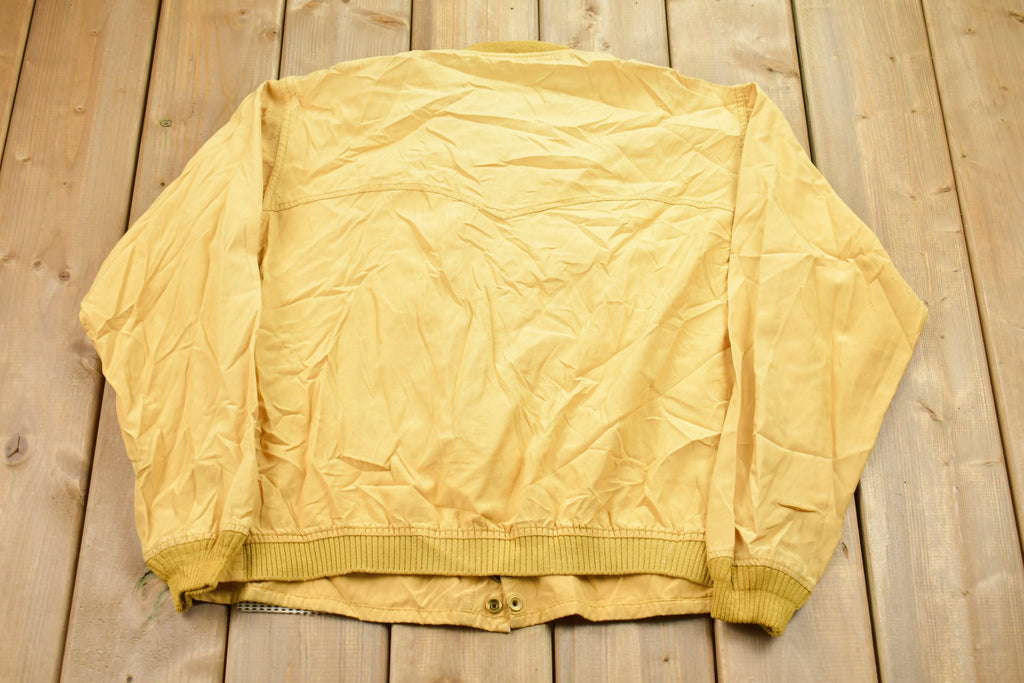 Vintage 1960s Rain Drizzle Bomber Jacket