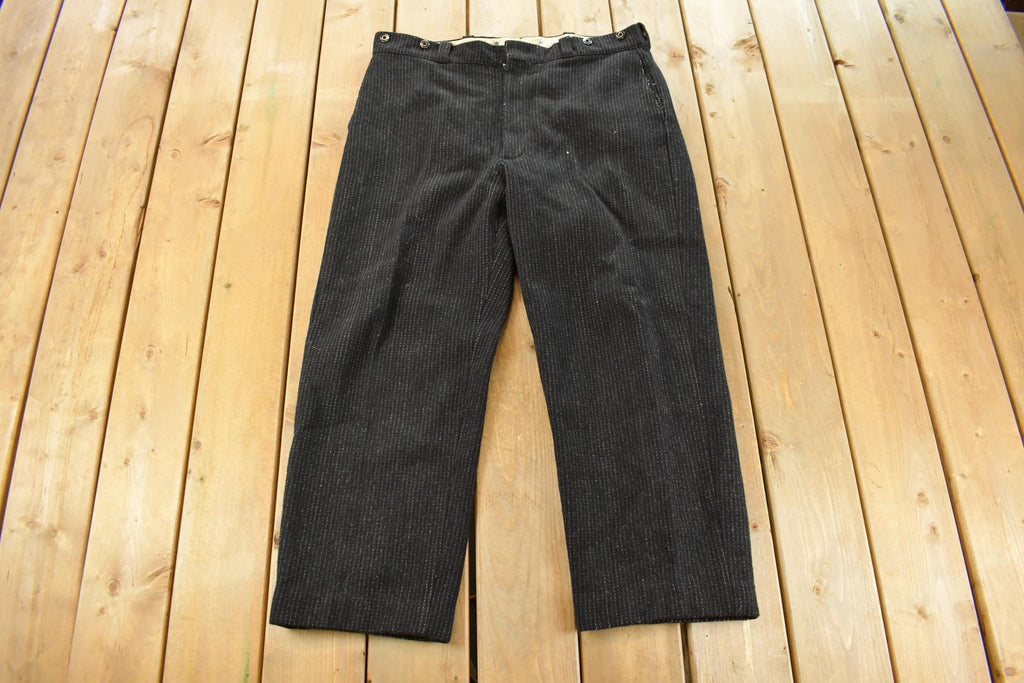 Vintage 1980s Woolrich Wool Trousers Pants Men's 40 x 28