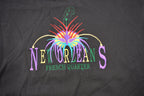 Vintage 1990s New Orleans French Quarter Embroidered Souvenir T Shirt