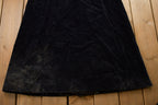 Vintage 1970s Lou Ritchie Velour Full Length Double Breasted Coat