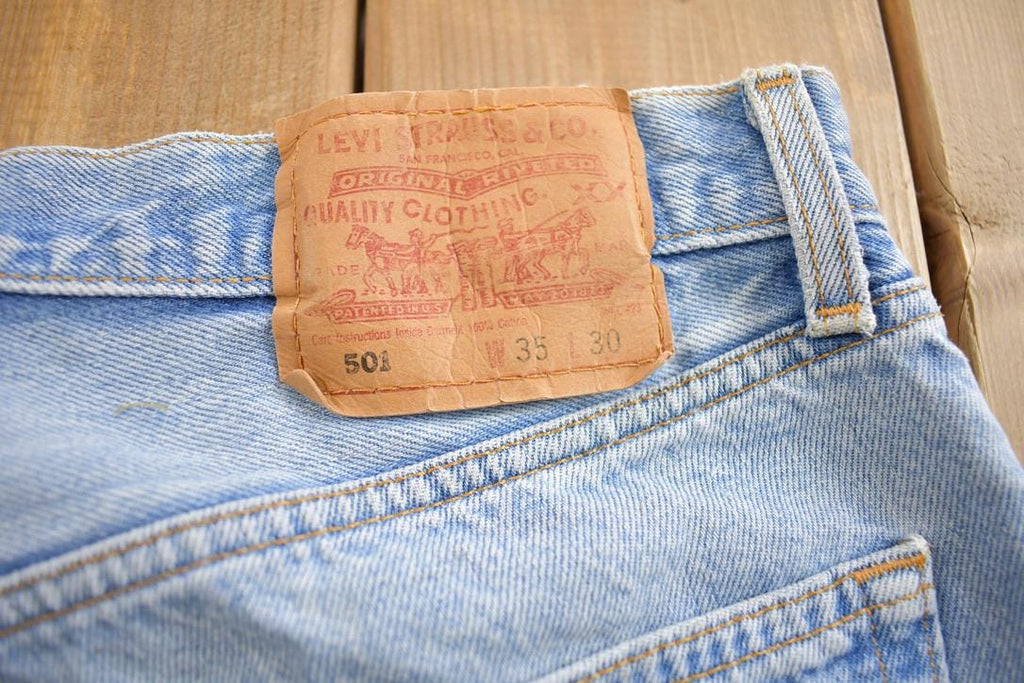 Vintage 1990s Levi's 501 Jeans Size 35x30