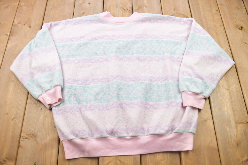 Vintage 1990s Shipping Out V-Neck Crewneck Sweatshirt