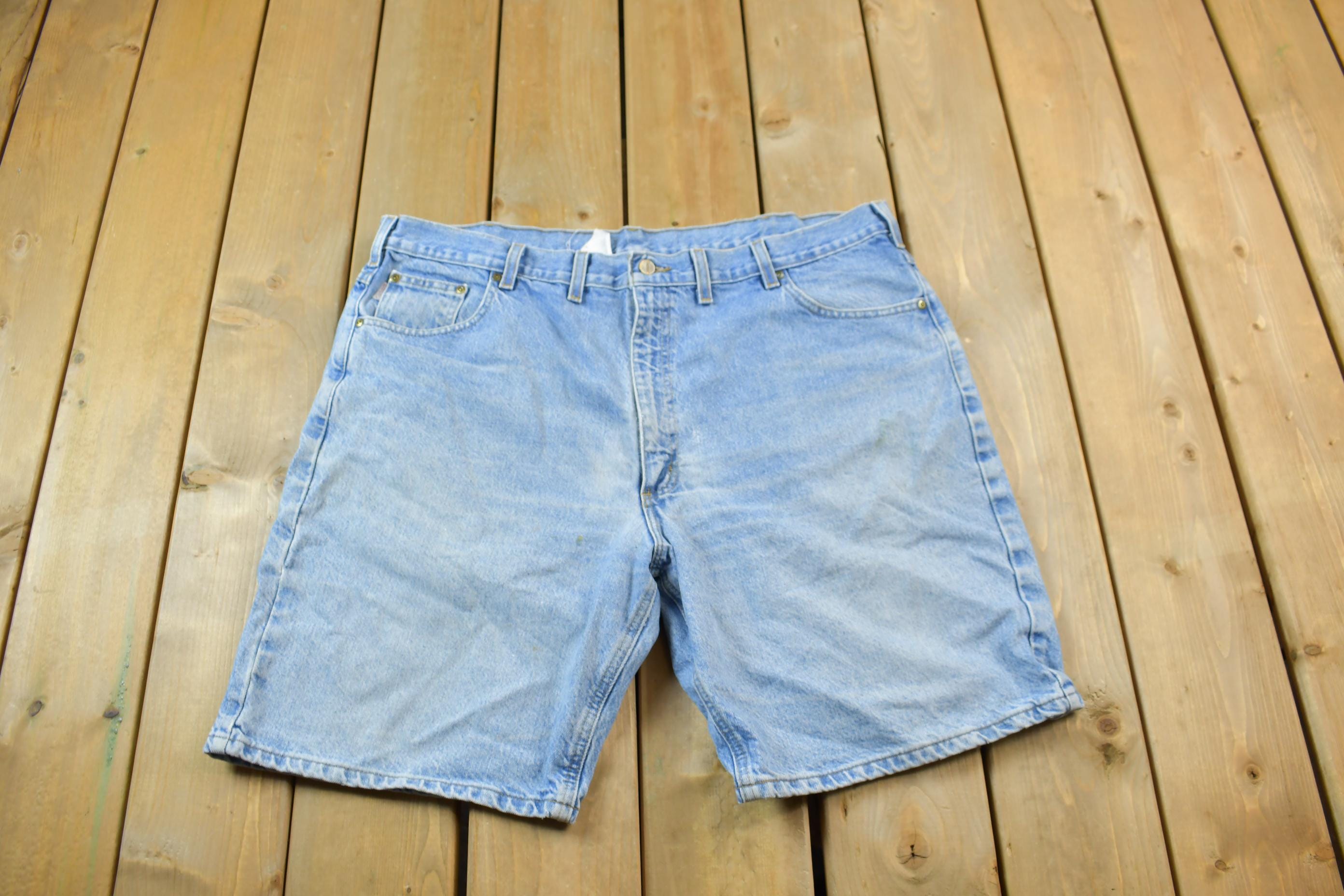 Vintage 1990s Carhartt Blue Jean Shorts