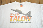 Vintage 1990s US Air Force Talon T-38 Fighter Jet Laughlin AFB Texas Graphic T Shirt