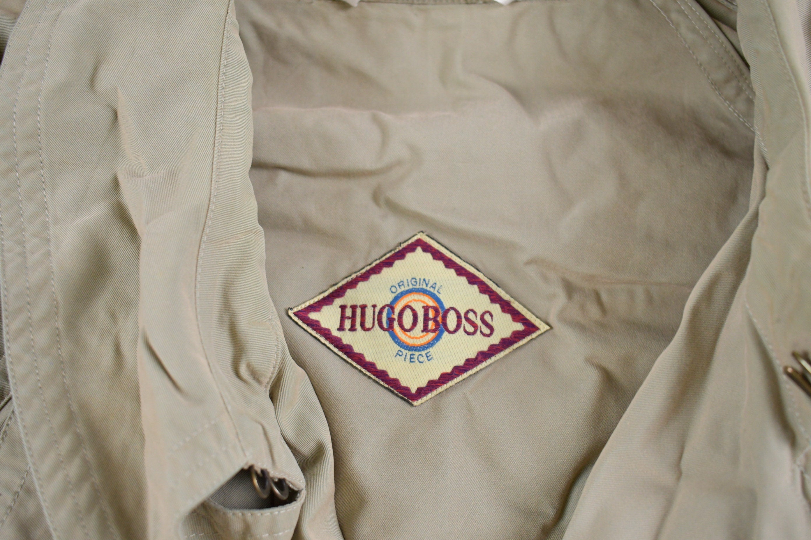 Vintage 1990s Hugo Boss Trench Coat