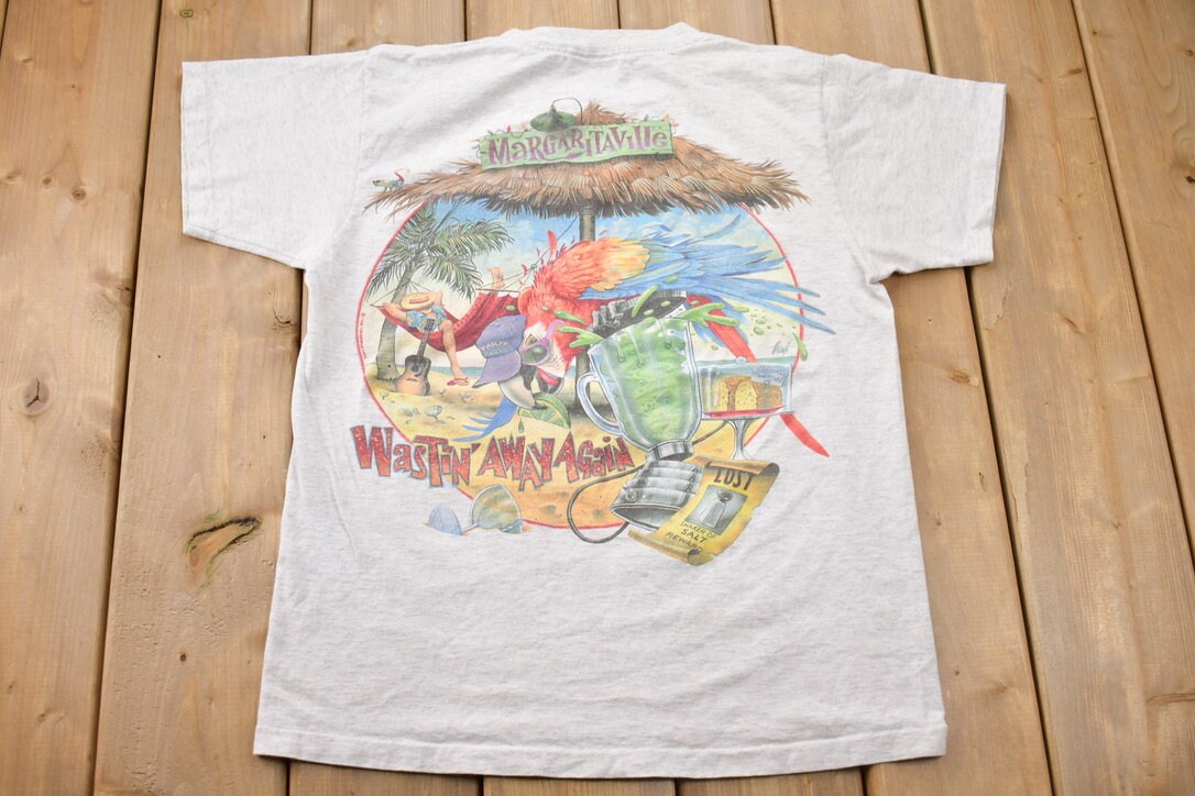 Vintage 1996 Jimmy Buffets Wastin Away Again T-Shirt