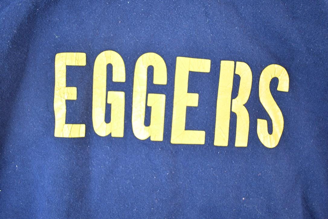 Vintage 1990s Wahlert Basketball Eggers Hoodie Sweatshirt Mens XL