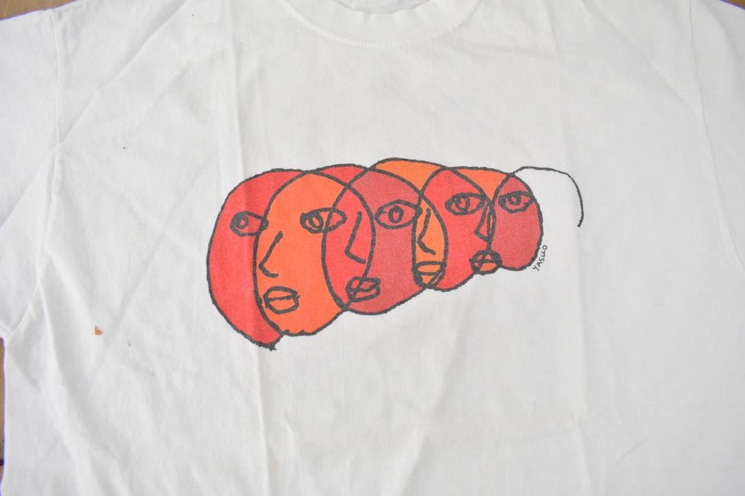 Vintage 2003 San Francisco AIDS Walk Team Graphic Art T-Shirt Size M