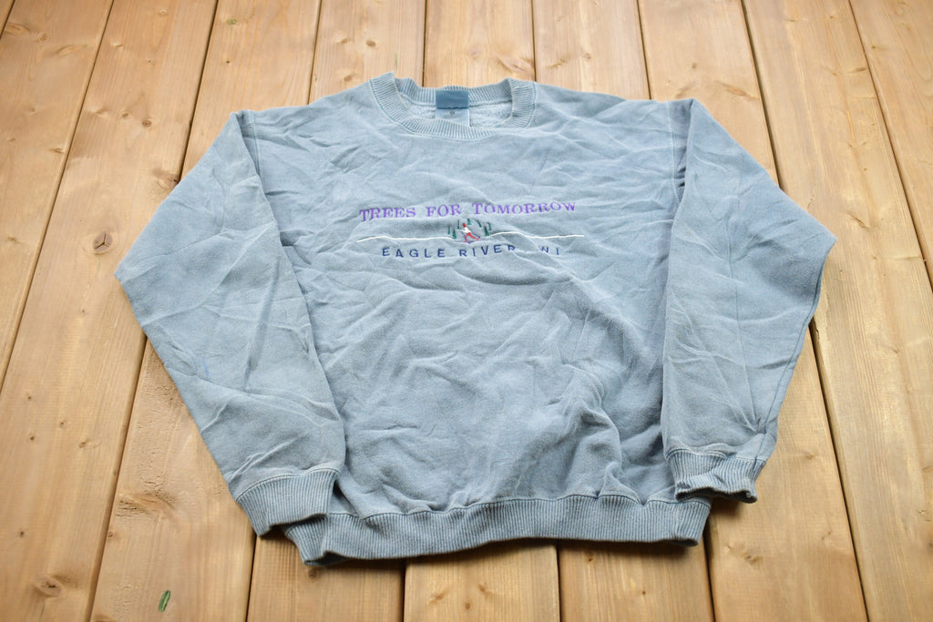 Vintage 1990s Eagle River Wisconsin Crewneck Sweatshirt  90s Crewneck  Souvenir Sweater  Streetwear  Travel And Vacation  Nature Theme