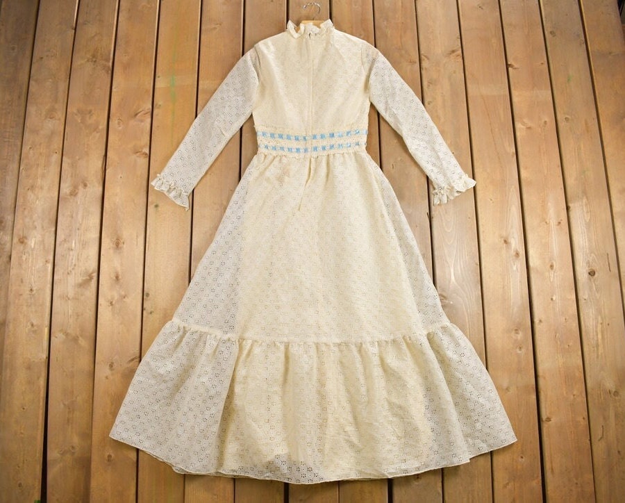 Vintage 1950s Prairie Dress